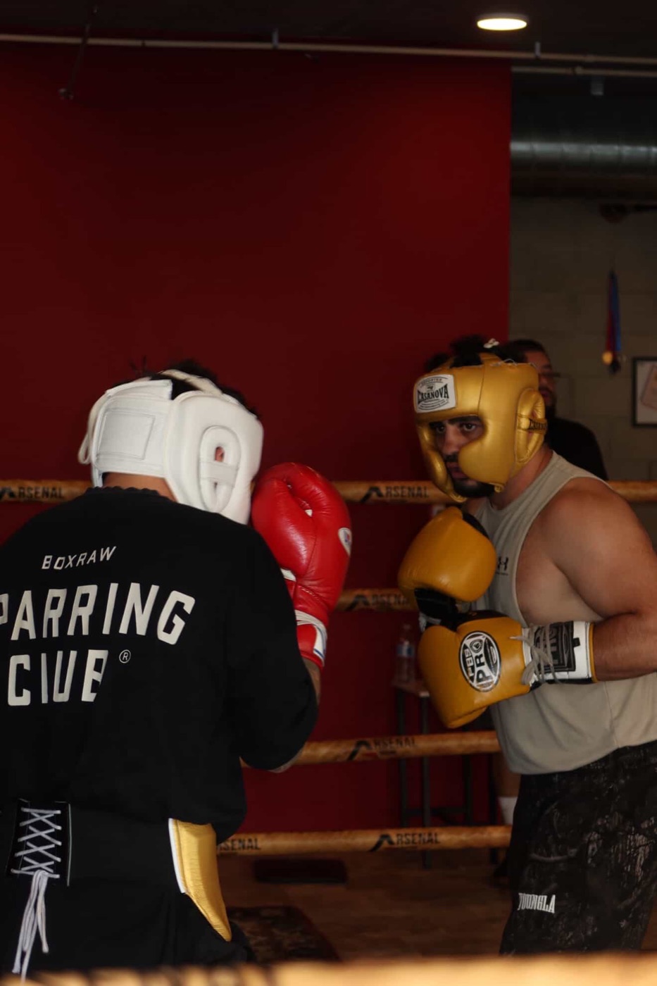 Sparring session in the Arsenal ring